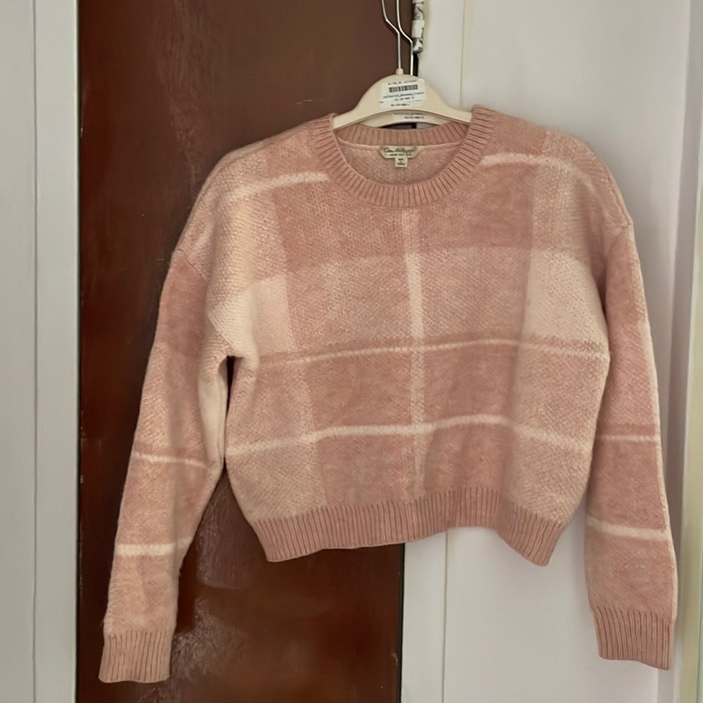 Miss Selfridge Pink Cropped Sweater